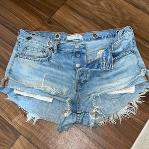Free People Jean shorts